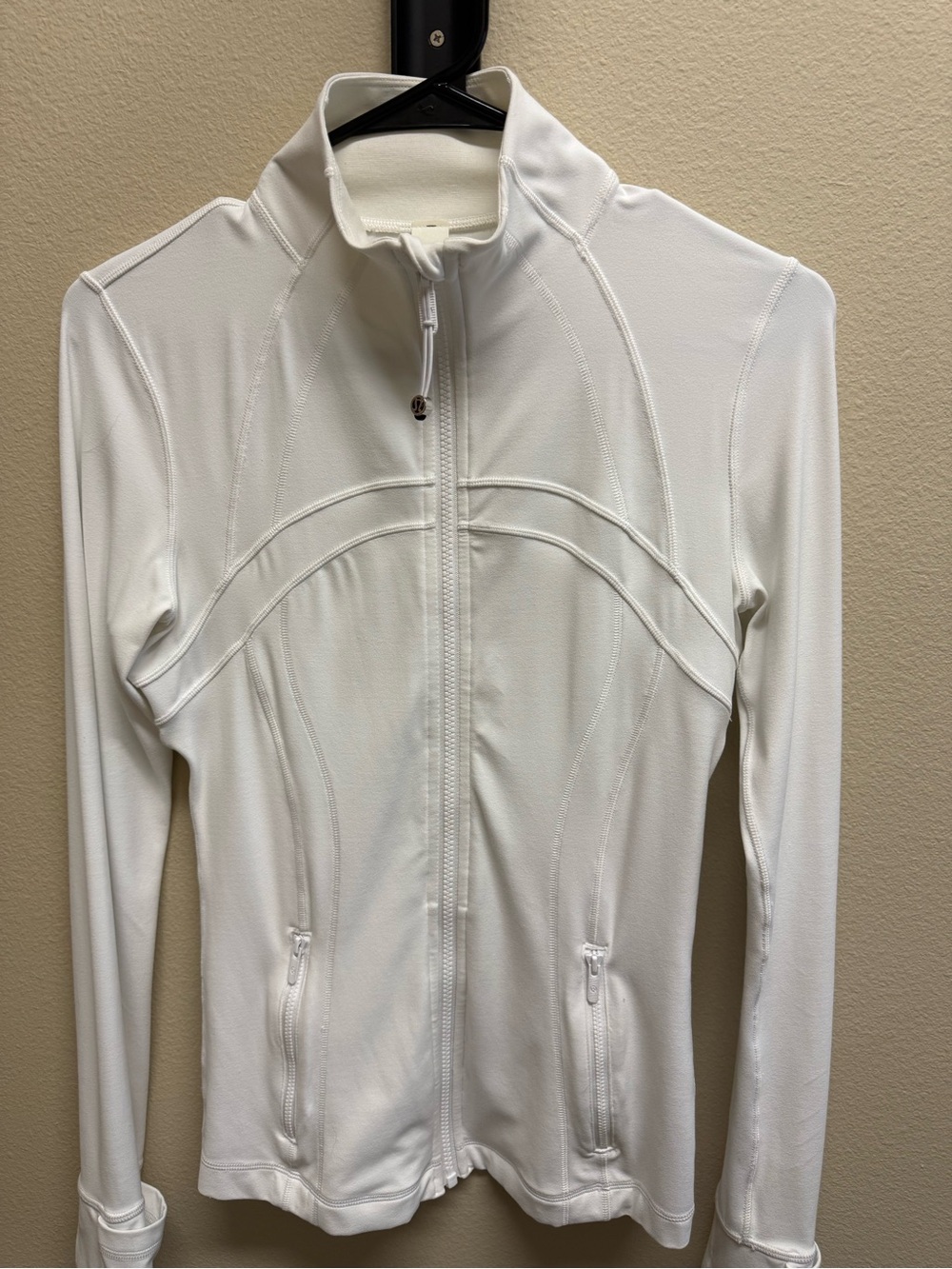 Lululemon Define Jacket Nulu White Size 6 Full Zip